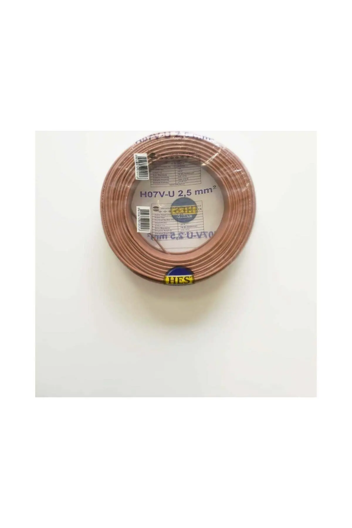 2,5MM2 NYA KABLO,KAHVERENGİ,TAM BAKIR ,100M