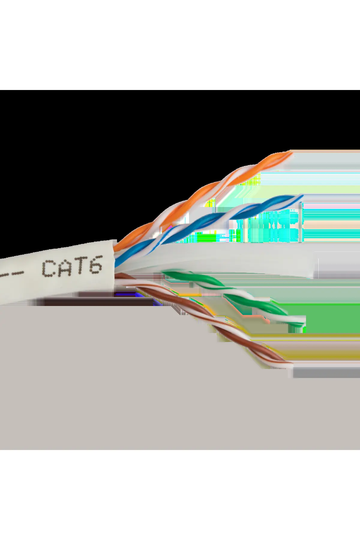 CAT6 CCA,U-UTP ETHERNET 23AWG İNTERNET KABLOSU-305M