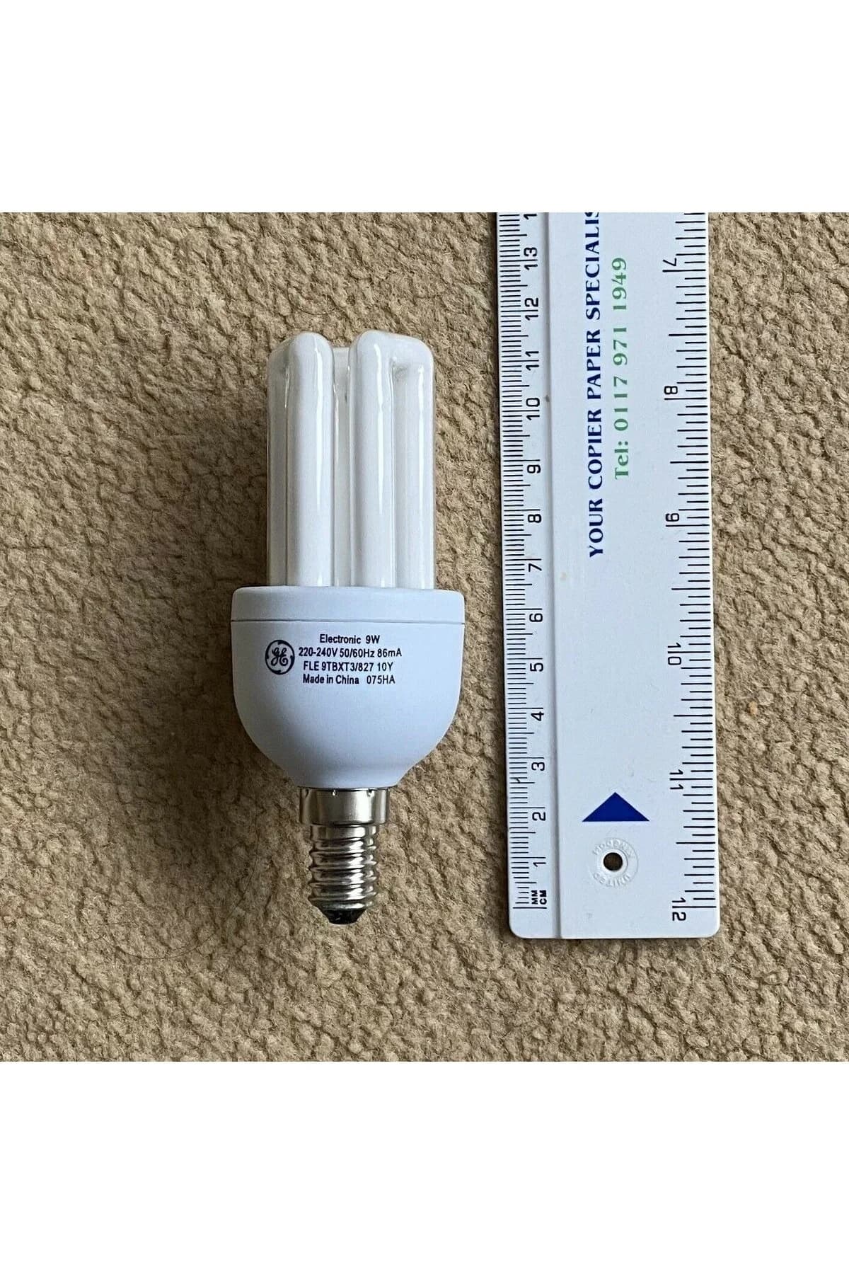 General Electric 9w E14 Tasarruflu Ampul Fle 9tbxt3/827 10y