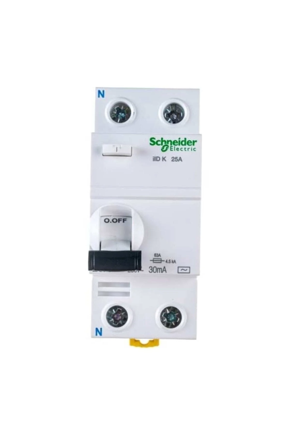 Schneider Iıd K 2x25a,30ma Monofaze Kaçak Akım Koruma Rölesi, A9r50225